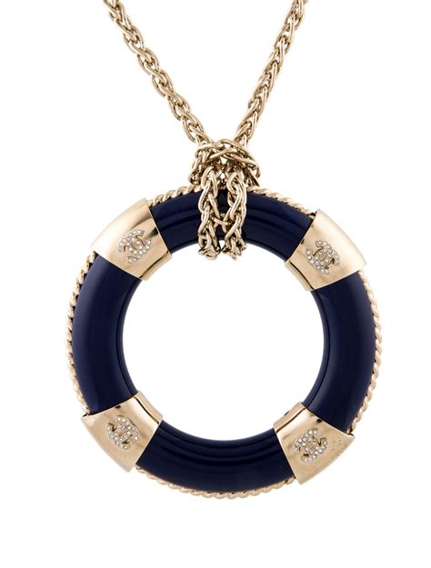 chanel life preserver necklace